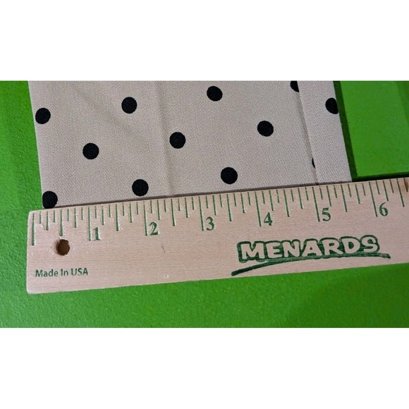 New York and Co. Tan Black Polka Dot Pants Slim Women's Size 4 - Picture 5 of 11